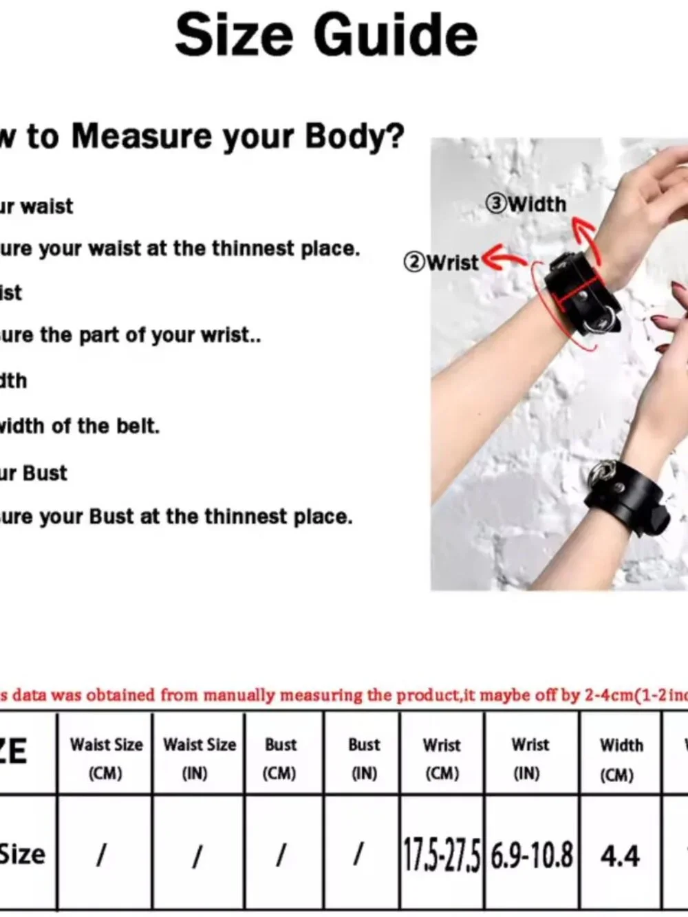 Women Fashion PU Leather Belt Gothic Harness